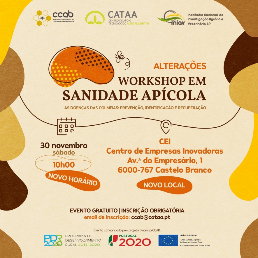 INSCRIES ABERTAS: Workshop em Sanidade Apcola